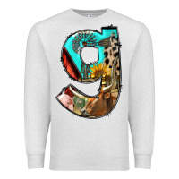 Oatmeal Heather farm life alphabet lowercase letters g Premium Sweatshirt - BundleAndBundleShop