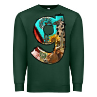 Sports Green farm life alphabet lowercase letters g Premium Sweatshirt - BundleAndBundleShop