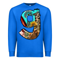 True Royal farm life alphabet lowercase letters g Premium Sweatshirt - BundleAndBundleShop