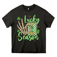 Asphalt lucky season Heavy Core Tee - MaliasSmallBusiness