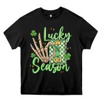 Black lucky season Heavy Core Tee - MaliasSmallBusiness