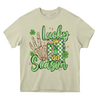 Mossy lucky season Heavy Core Tee - MaliasSmallBusiness