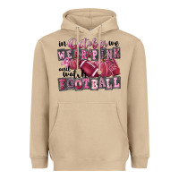 Mushroom in october we wear pink and watch football Heavyweight Hoodie - FaDigitalArtStudio