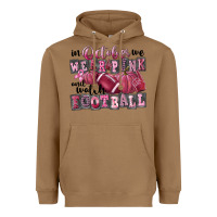 Toasted Coconut in october we wear pink and watch football Heavyweight Hoodie - FaDigitalArtStudio