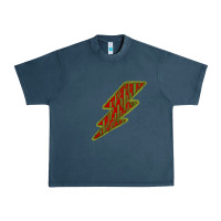 Midnight Navy Cactus Pattern Lightning Urban Heavy Tee - Bettercallsaul