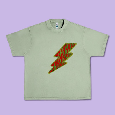 Cactus Pattern Lightning Urban Heavy Tee Designed By Bettercallsaul