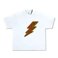 White Cactus Pattern Lightning Urban Heavy Tee - Bettercallsaul