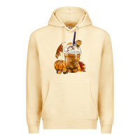 Pina Colada Pumpkin Spice Coffee Premium Hoodie - FaDigitalArtStudio