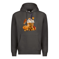 Smoke Pumpkin Spice Coffee Premium Hoodie - FaDigitalArtStudio