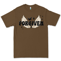 Cacao forgiven christian angel wings Premium Tee - MaliasSmallBusiness