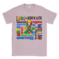 Lilac autism awareness typography Classic Tee - Artiststas