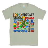 Matcha autism awareness typography Classic Tee - Artiststas