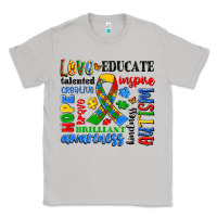 Moon Dust autism awareness typography Classic Tee - Artiststas