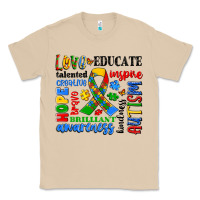 Mushroom autism awareness typography Classic Tee - Artiststas