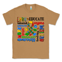 Toasted Coconut autism awareness typography Classic Tee - Artiststas