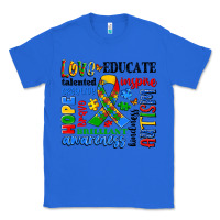 True Royal autism awareness typography Classic Tee - Artiststas