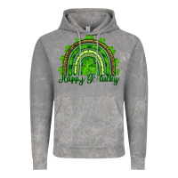 Cloud Rock Saint Patricks Day Happy Go Lucky Rainbow Vintage Hoodie - RanaPortraitStore