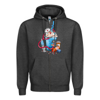 Charcoal Heather Nurse frappe coffee Zipper Hoodie - FaDigitalArtStudio