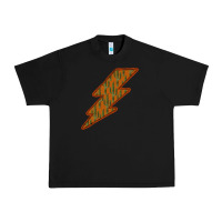 Black Western Cactus Lightning Orange Background Urban Heavy Tee - Bettercallsaul
