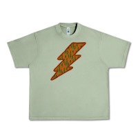 Oil Green Western Cactus Lightning Orange Background Urban Heavy Tee - Bettercallsaul