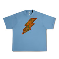 Pebble Blue Western Cactus Lightning Orange Background Urban Heavy Tee - Bettercallsaul