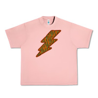 Salmon Western Cactus Lightning Orange Background Urban Heavy Tee - Bettercallsaul