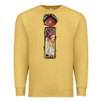 Antique Gold farm life alphabet lowercase letters i Premium Sweatshirt - BundleAndBundleShop