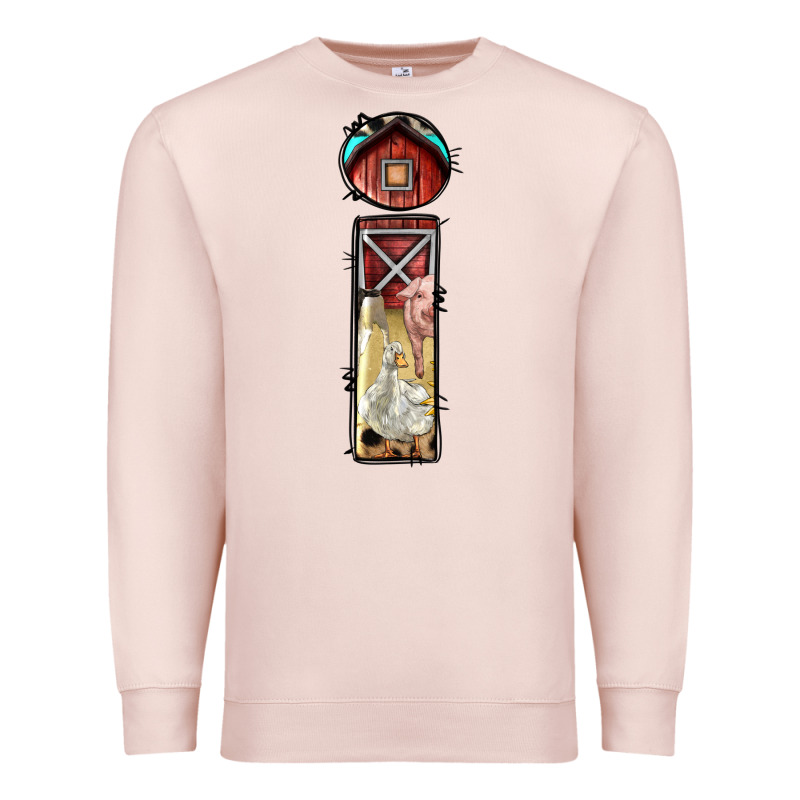 Farm Life Alphabet Lowercase Letters I Premium Sweatshirt by BundleAndBundleShop | Teevron