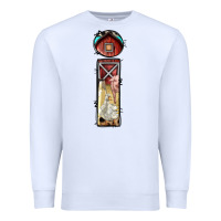 White farm life alphabet lowercase letters i Premium Sweatshirt - BundleAndBundleShop
