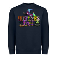 Navy witches brew Heavyweight Sweatshirt - CowGirlArtShop