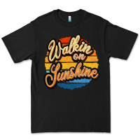 Black Walking on Sunshine Premium Tee - JahusDesignShop