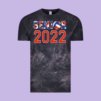 Senior Volleyball Custom Vintage Tee Designed By Jasminsmagicworld