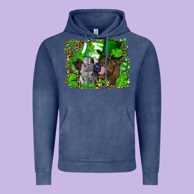 St. Patrick's Day Heifers Vintage Hoodie Designed By Ranaportraitstore