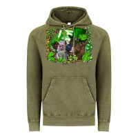Vintage Olive st. patrick's day heifers Vintage Hoodie - RanaPortraitStore