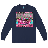 Navy cancer pumpkins Long Sleeve Tee - NancyCooperArtShop