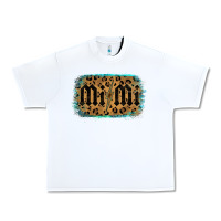 White Leopard Pattern Mimi Tried Urban Heavy Tee - Bettercallsaul