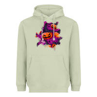 Matcha halloween pumpkin patch  3 Heavyweight Hoodie - BundleAndBundleShop