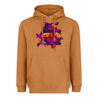 Meerkat halloween pumpkin patch  3 Heavyweight Hoodie - BundleAndBundleShop