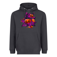 Smoke halloween pumpkin patch  3 Heavyweight Hoodie - BundleAndBundleShop