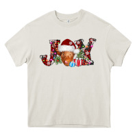 Cream joy christmas heifer Heavy Core Tee - AdoDesignShop