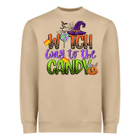 Witch Way To The Candy Heavyweight Sweatshirt | Teevron