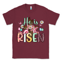 Burgundy he is risen Classic Tee - Artiststas