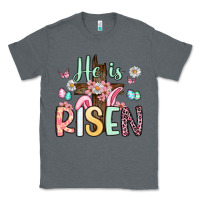 Charcoal Heather he is risen Classic Tee - Artiststas