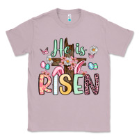 Lilac he is risen Classic Tee - Artiststas