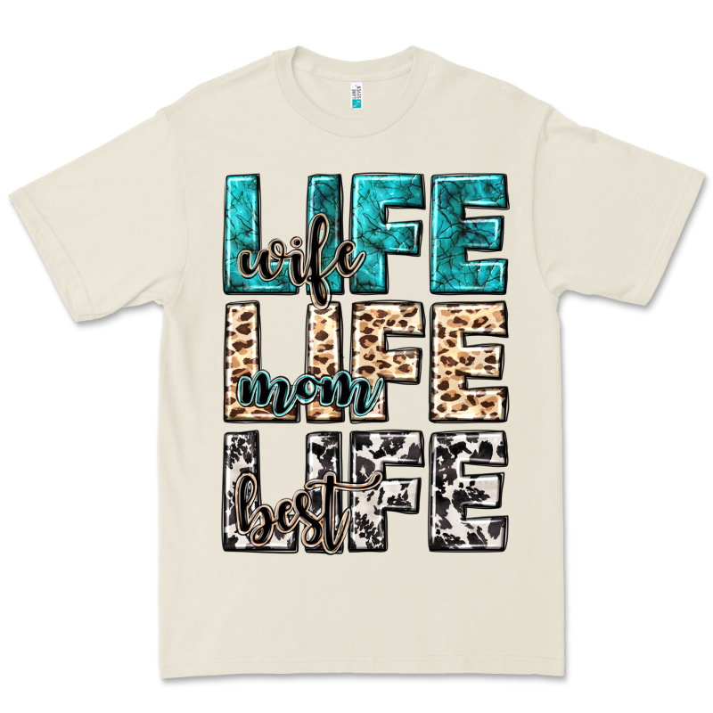 Wife Life Wife Mom Life Best Premium Tee by NancyCooperArtShop | Teevron