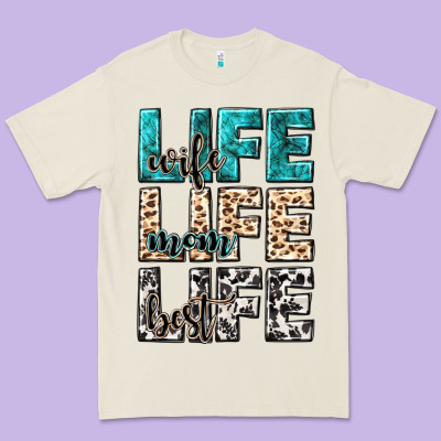 Wife Life Wife Mom Life Best Premium Tee Designed By Nancycooperartshop