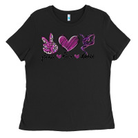 Black peace love dance Ladies Tee - MaliasSmallBusiness