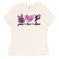 Bone peace love dance Ladies Tee - MaliasSmallBusiness