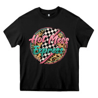 Black hot mess express Heavy Core Tee - MaliasSmallBusiness