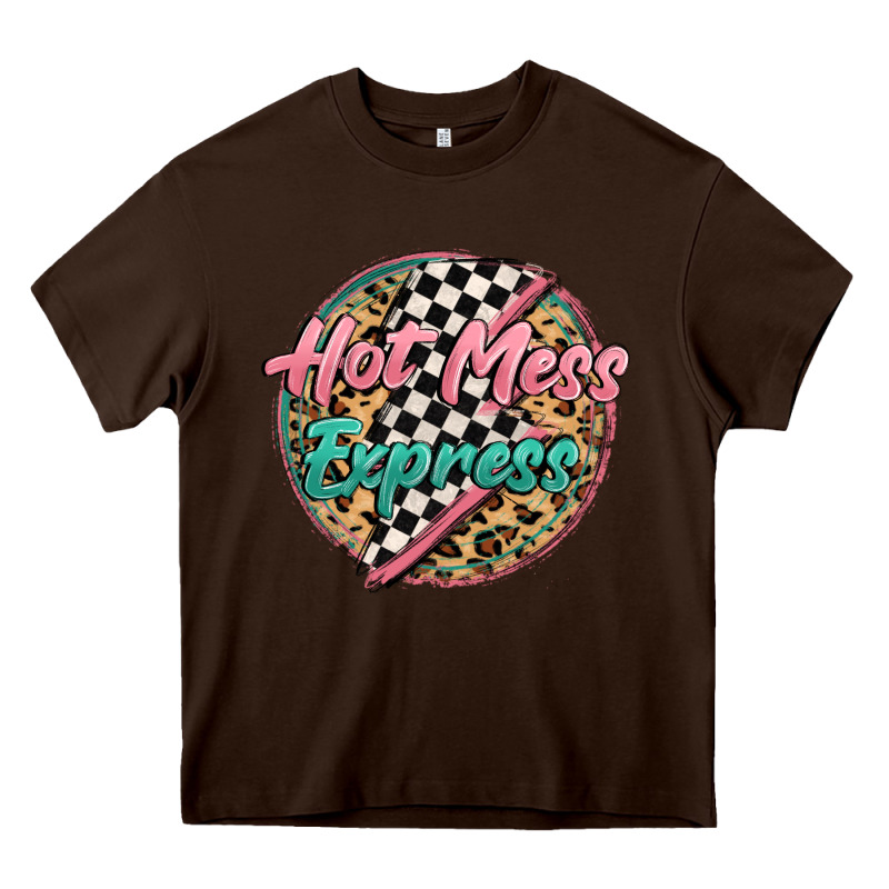 Hot Mess Express Heavy Core Tee by MaliasSmallBusiness | Teevron